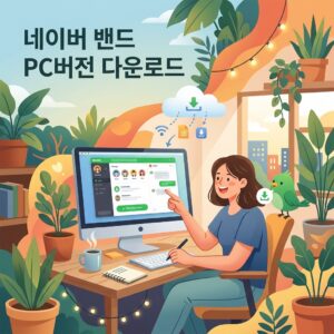 ai thumbnail illustration 네이버 밴드 PC버전 다운로드 1787579142