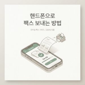 ai thumbnail minimal 핸드폰으로 팩스 보내는 방법 1787580302