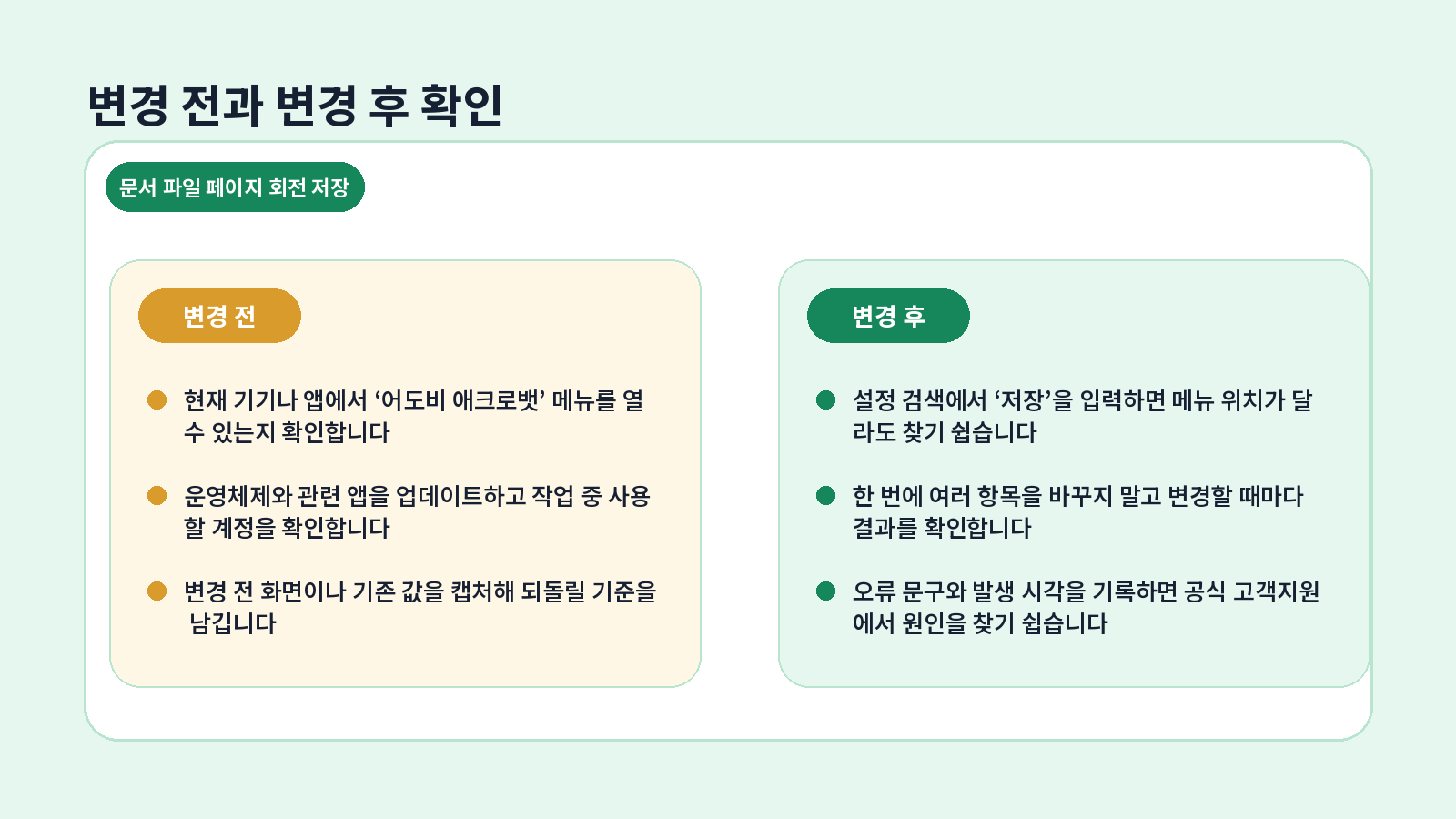 PDF 페이지 회전 저장|방향이 다시 돌아갈 때 7단계 1 PDF 페이지 회전 저장 핵심 확인 항목