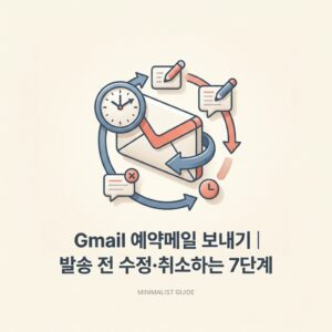 ai thumbnail minimal Gmail 예약메일 보내기｜발송 전 수정·취소하는 7단계 1789911503