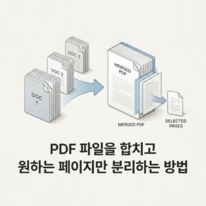 ai thumbnail minimal PDF 파일을 합치고 원하는 페이지만 분리하는 방법 1789745865