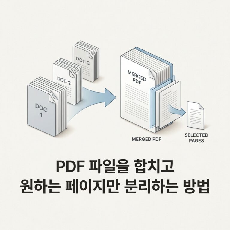 ai thumbnail minimal PDF 파일을 합치고 원하는 페이지만 분리하는 방법 1789745865