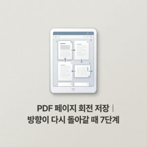 ai thumbnail minimal PDF 페이지 회전 저장｜방향이 다시 돌아갈 때 7단계 1789910514