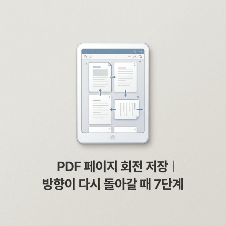 ai thumbnail minimal PDF 페이지 회전 저장｜방향이 다시 돌아갈 때 7단계 1789910514
