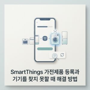ai thumbnail minimal SmartThings 가전제품 등록과 기기를 찾지 못할 때 해결 방법 1789825760
