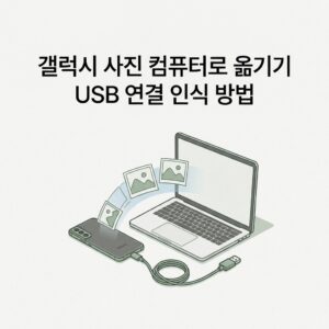 ai thumbnail minimal 갤럭시 사진 컴퓨터로 옮기기 USB 연결 인식 방법 1789479438