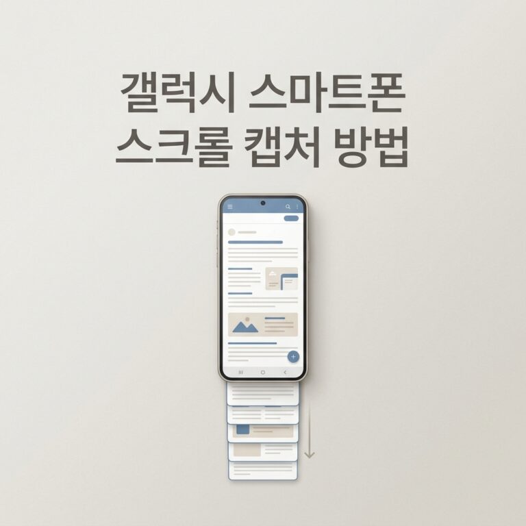 ai thumbnail minimal 갤럭시 스마트폰 스크롤 캡처 방법 1788868273