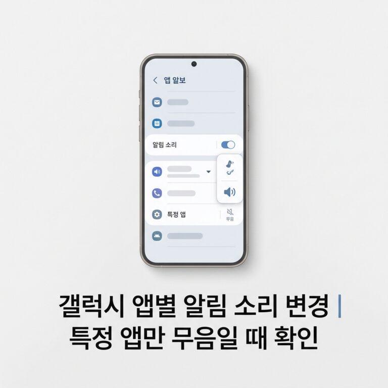 ai thumbnail minimal 갤럭시 앱별 알림 소리 변경｜특정 앱만 무음일 때 확인 1790074335