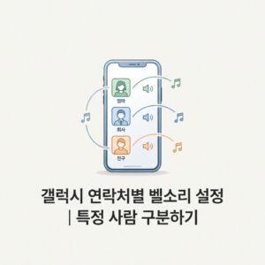 ai thumbnail minimal 갤럭시 연락처별 벨소리 설정｜특정 사람 전화 구분하기 1790077210