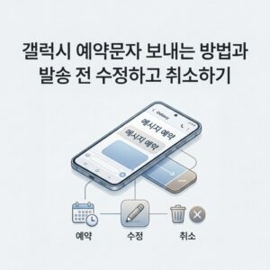 ai thumbnail minimal 갤럭시 예약문자 보내는 방법과 발송 전 수정하고 취소하기 1789734667