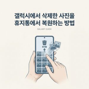 ai thumbnail minimal 갤럭시에서 삭제한 사진을 휴지통에서 복원하는 방법 1789812523