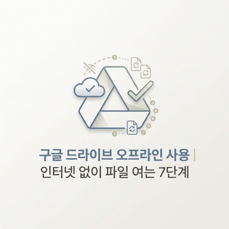 ai thumbnail minimal 구글 드라이브 오프라인 사용｜인터넷 없이 파일 여는 7단계 1789911394