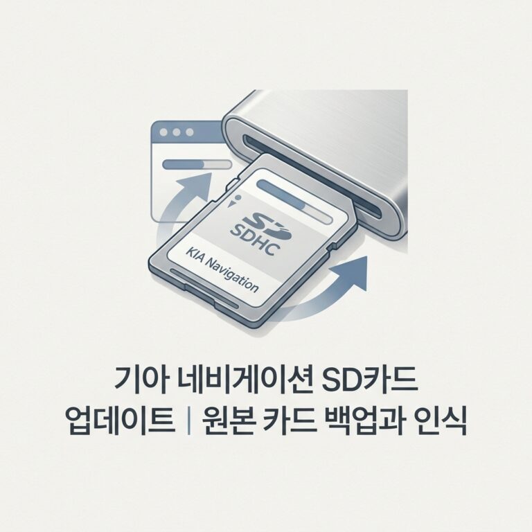 ai thumbnail minimal 기아 네비게이션 SD카드 업데이트｜원본 카드 백업과 인식 1790248524