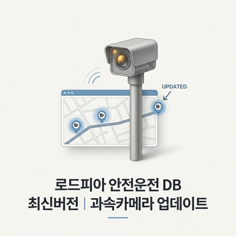 ai thumbnail minimal 로드피아 안전운전 DB 최신버전｜과속카메라 업데이트 1790226592