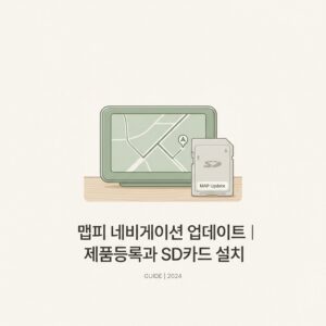 ai thumbnail minimal 맵피 네비게이션 업데이트｜제품등록과 SD카드 설치 1790226726
