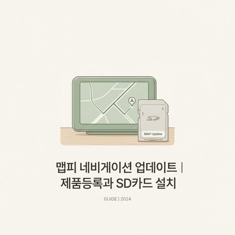 ai thumbnail minimal 맵피 네비게이션 업데이트｜제품등록과 SD카드 설치 1790226726