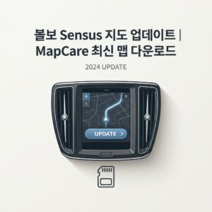 ai thumbnail minimal 볼보 Sensus 지도 업데이트｜MapCare 최신 맵 다운로드 1790226372