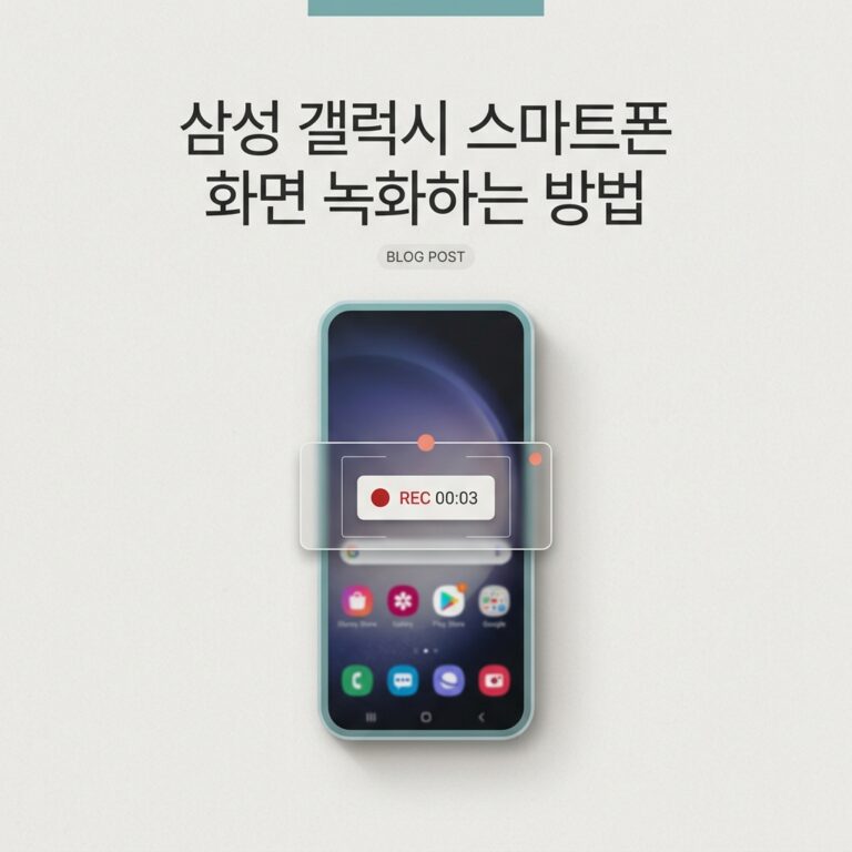 ai thumbnail minimal 삼성 갤럭시 스마트폰 화면 녹화하는 방법 1788868394