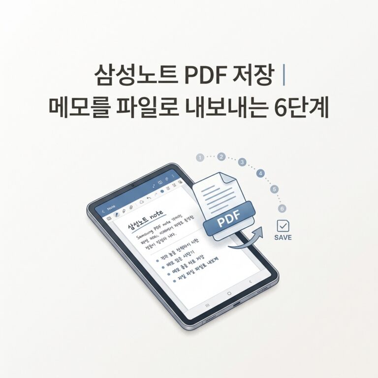ai thumbnail minimal 삼성노트 PDF 저장｜메모를 파일로 내보내는 6단계 1790077150
