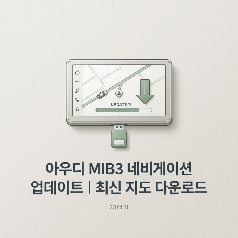 ai thumbnail minimal 아우디 MIB3 네비게이션 업데이트｜최신 지도 다운로드 1790226452