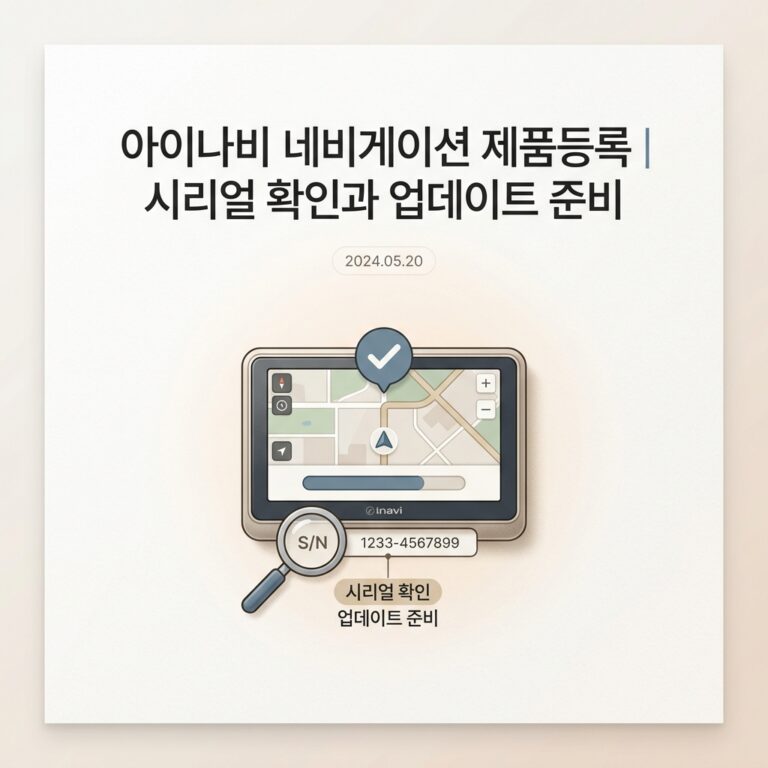 ai thumbnail minimal 아이나비 네비게이션 제품등록｜시리얼 확인과 업데이트 준비 1790230383