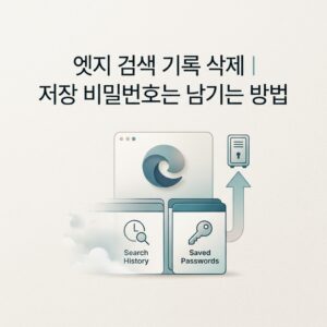 ai thumbnail minimal 엣지 검색 기록 삭제｜저장 비밀번호는 남기는 방법 1790076904