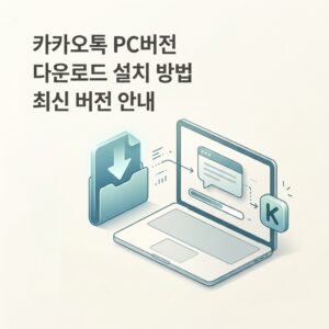 ai thumbnail minimal 카카오톡 PC버전 다운로드 설치 방법 최신 버전 안내 1789146186