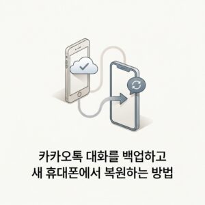ai thumbnail minimal 카카오톡 대화를 백업하고 새 휴대폰에서 복원하는 방법 1789745500