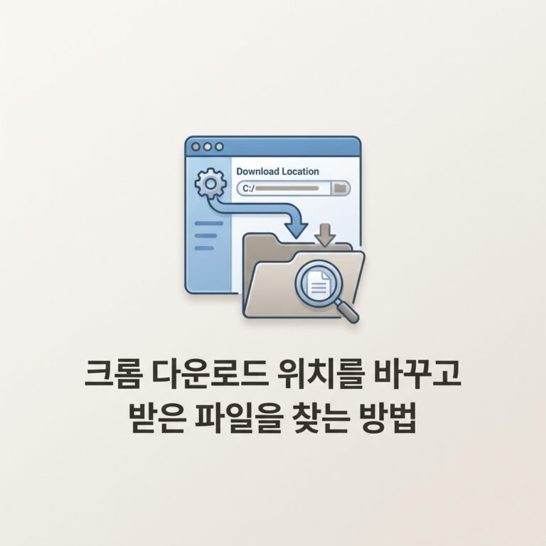 ai thumbnail minimal 크롬 다운로드 위치를 바꾸고 받은 파일을 찾는 방법 1789745556