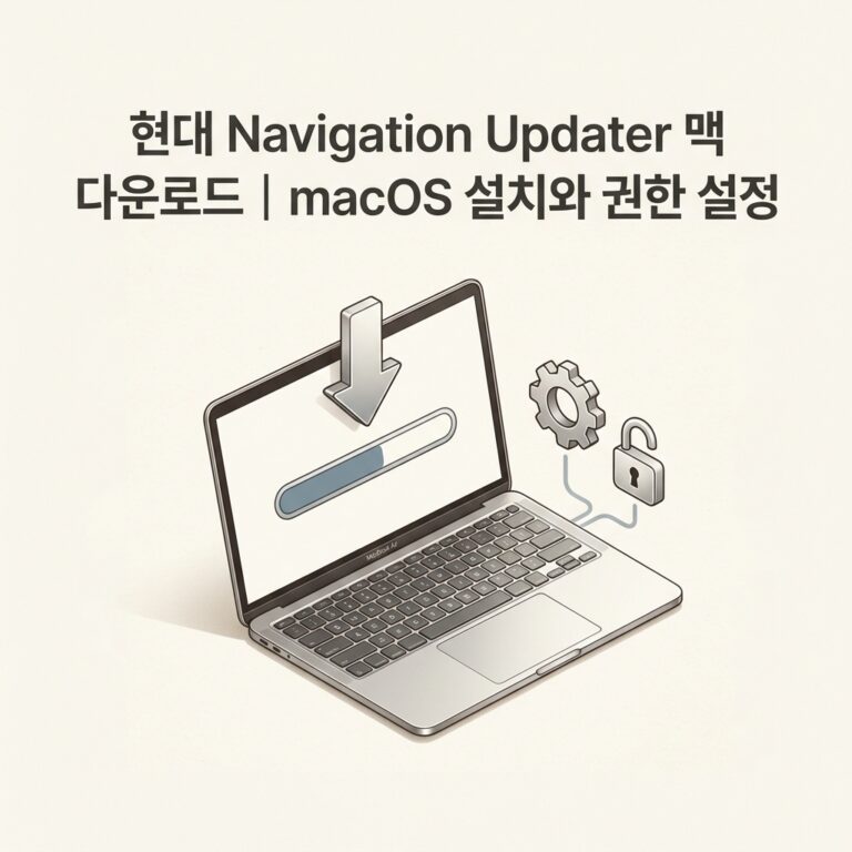ai thumbnail minimal 현대 Navigation Updater 맥 다운로드｜macOS 설치와 권한 설정 1790248817