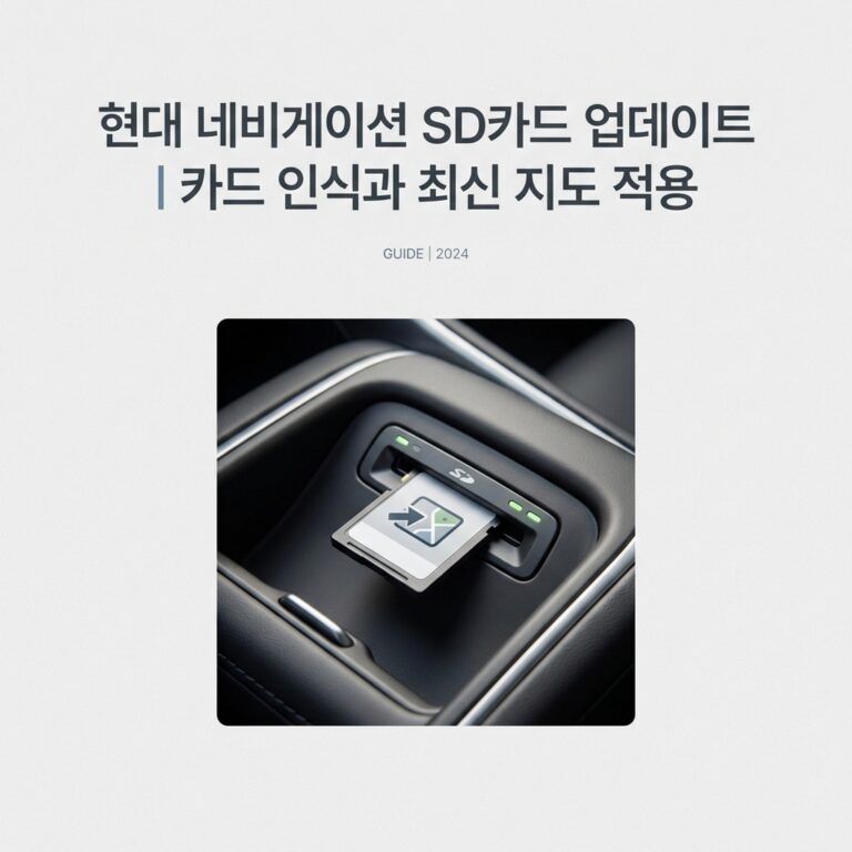 ai thumbnail minimal 현대 네비게이션 SD카드 업데이트｜카드 인식과 최신 지도 적용 1790248749