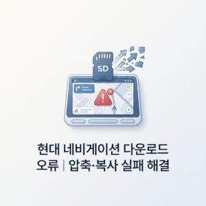 ai thumbnail minimal 현대 네비게이션 다운로드 오류｜압축·복사 실패 해결 1790248677